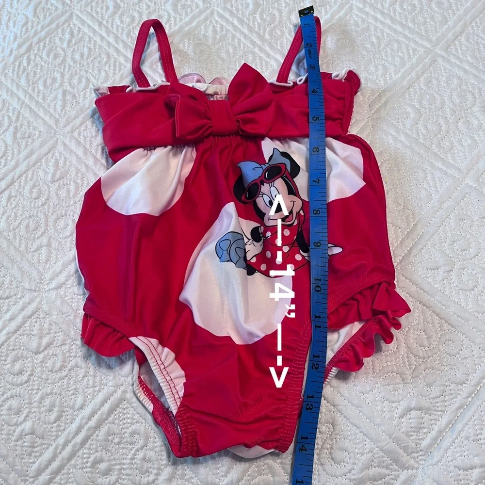 Disney Baby Minnie Mouse Swimsuit – Size:  6–9 Months